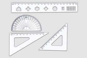 尺子套装三角尺文化用品