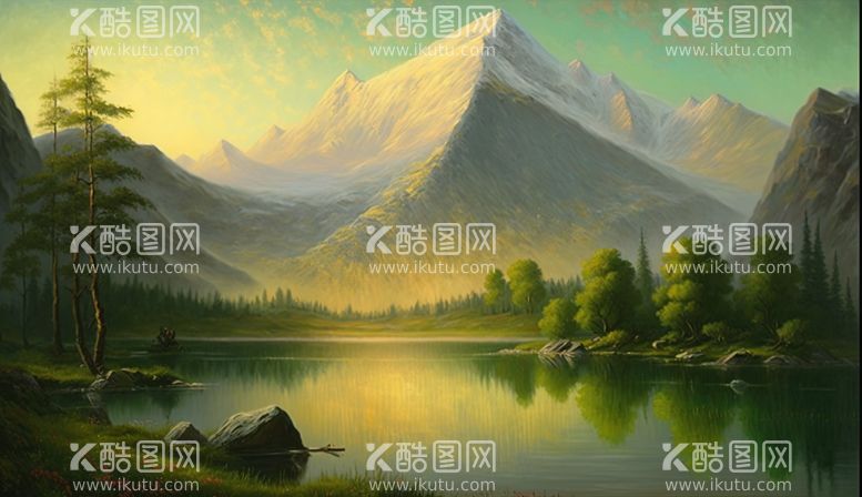 编号：53198101131846345925【酷图网】源文件下载-风景油画