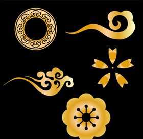 中式中国风元素CDR矢量素材