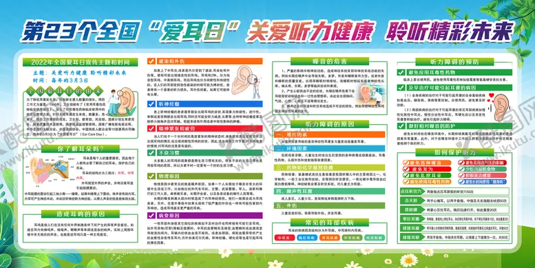 编号：20840010220534198158【酷图网】源文件下载-全国爱耳日 