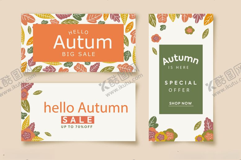 编号：70929711180024332146【酷图网】源文件下载-秋季主题卡片设计