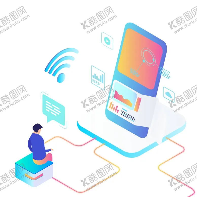 编号：44717512011812299600【酷图网】源文件下载-科技扁平插画卡通3D商务