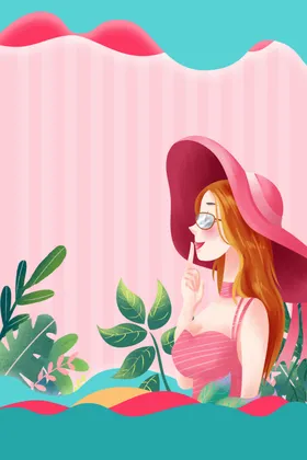 女神节背景38妇三八妇吊旗