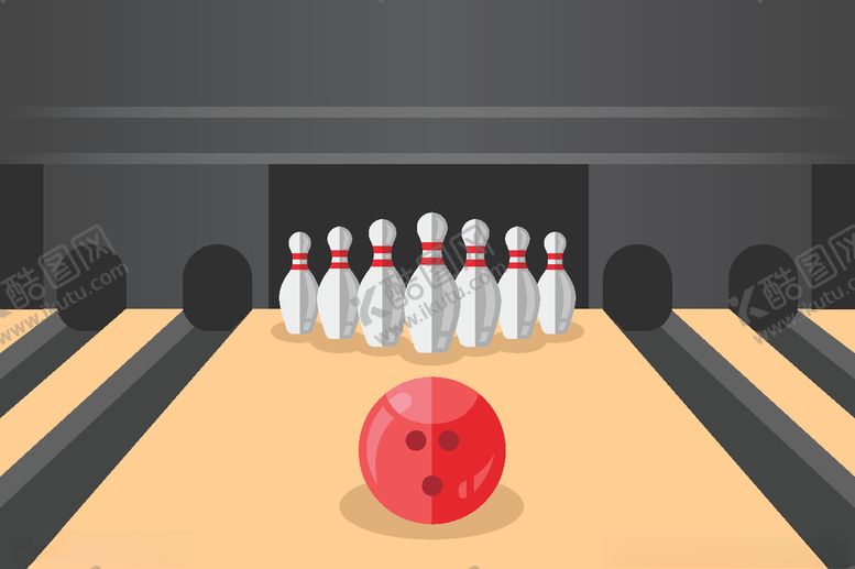 编号：63185509251447363667【酷图网】源文件下载-打保龄球