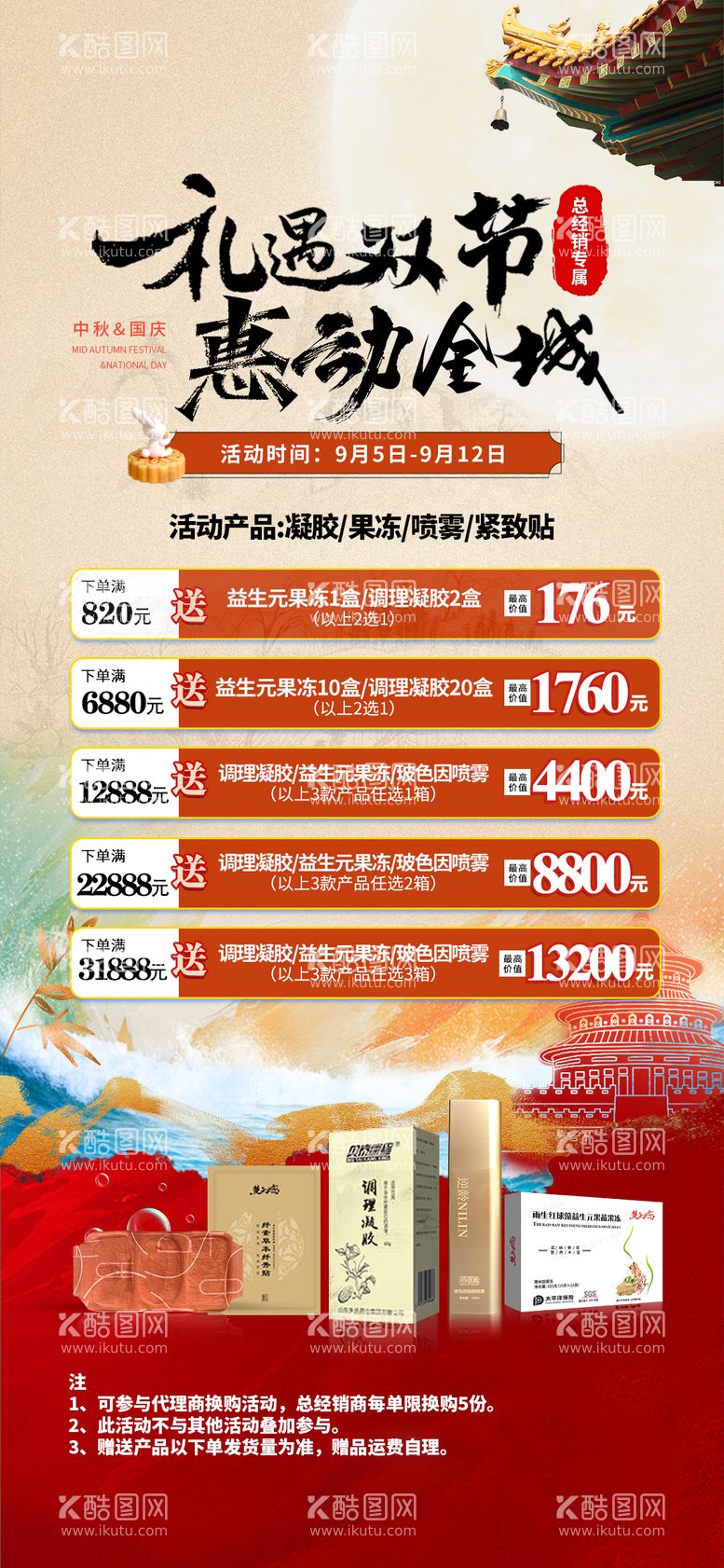 编号：13695112031958589061【酷图网】源文件下载-双节中秋国庆秒杀特惠卡项套餐