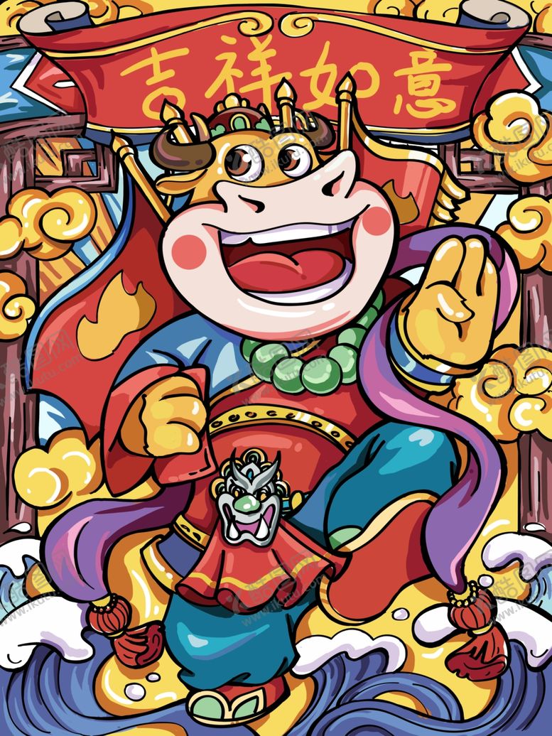 编号：23397009281227022002【酷图网】源文件下载-牛年