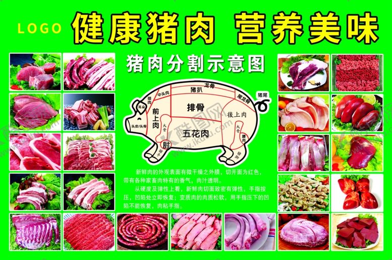 编号：32661301140411228805【酷图网】源文件下载-猪肉海报