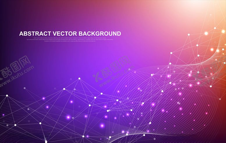 编号：43269909240935282229【酷图网】源文件下载-线条科技背景