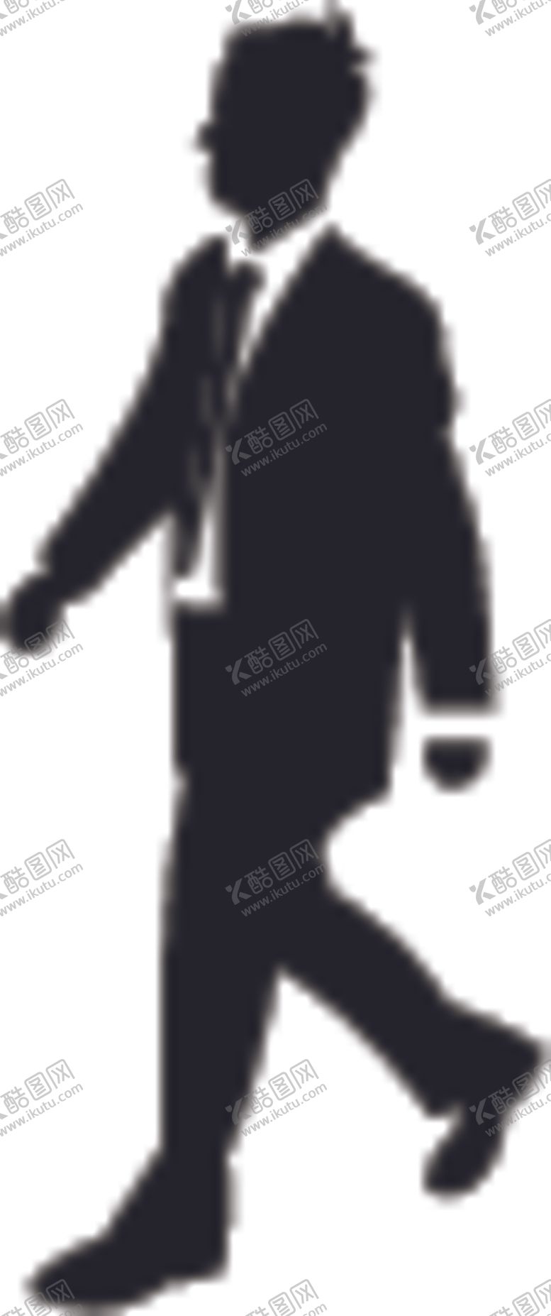 编号：36713207080541331699【酷图网】源文件下载-商务人士剪影
