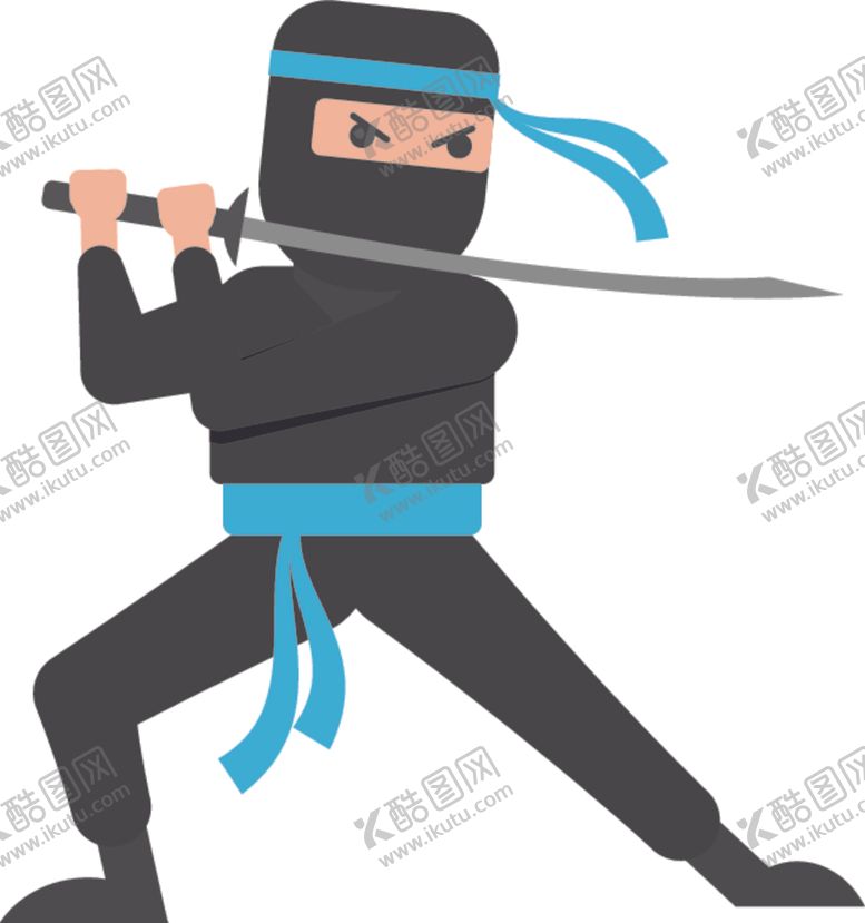 编号：75700405190341598515【酷图网】源文件下载-卡通忍者
