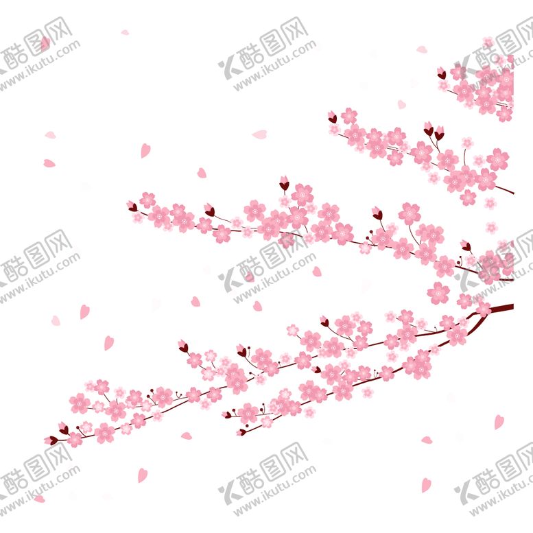编号：59108701290341118063【酷图网】源文件下载-梅花桃花PNG