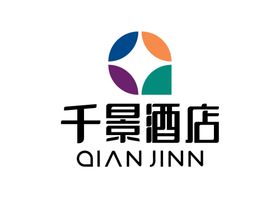 千景酒店LOGO标志