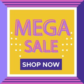 方形几何图形海报