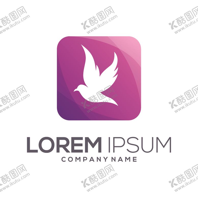 编号：16714610111921019914【酷图网】源文件下载-禽类LOGO标志