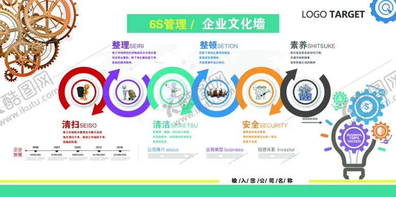 编号：41041212261033044211【酷图网】源文件下载-企业文化墙