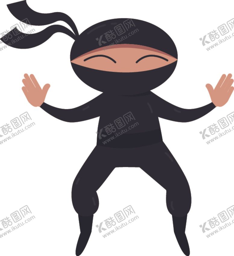 编号：97112904301202524806【酷图网】源文件下载-卡通忍者
