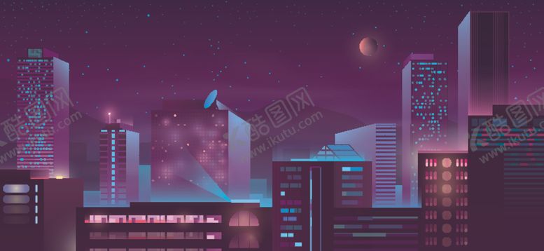 编号：77657609281014417237【酷图网】源文件下载-渐变建筑