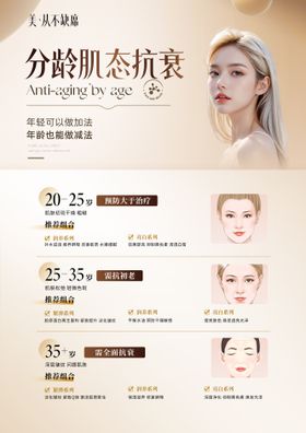 分龄分层 抗衰