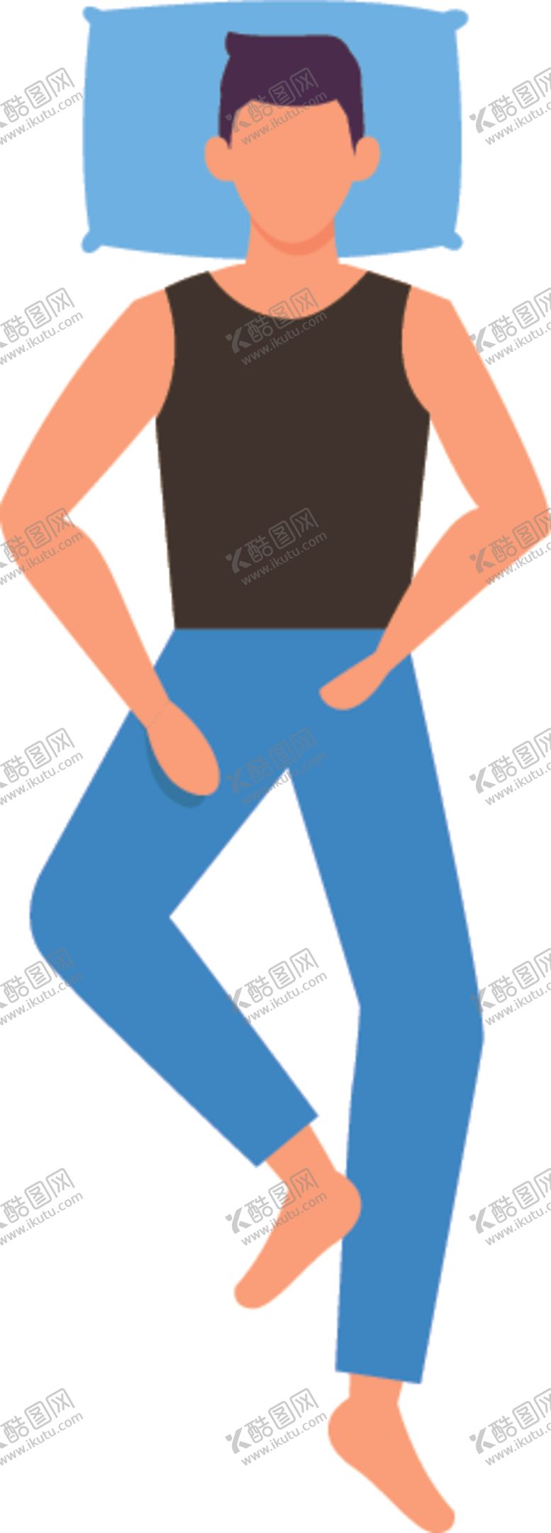 编号：31909304290142055614【酷图网】源文件下载-睡觉姿势