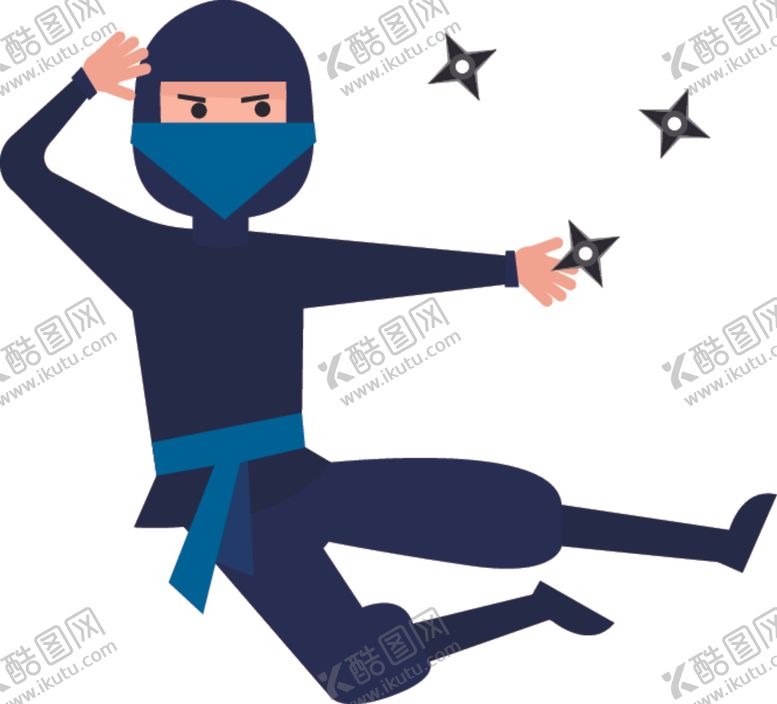 编号：21672305011914322430【酷图网】源文件下载-卡通忍者