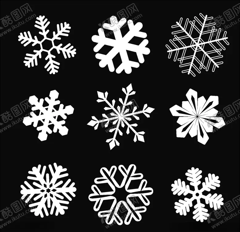 编号：14982605100954491725【酷图网】源文件下载-雪花