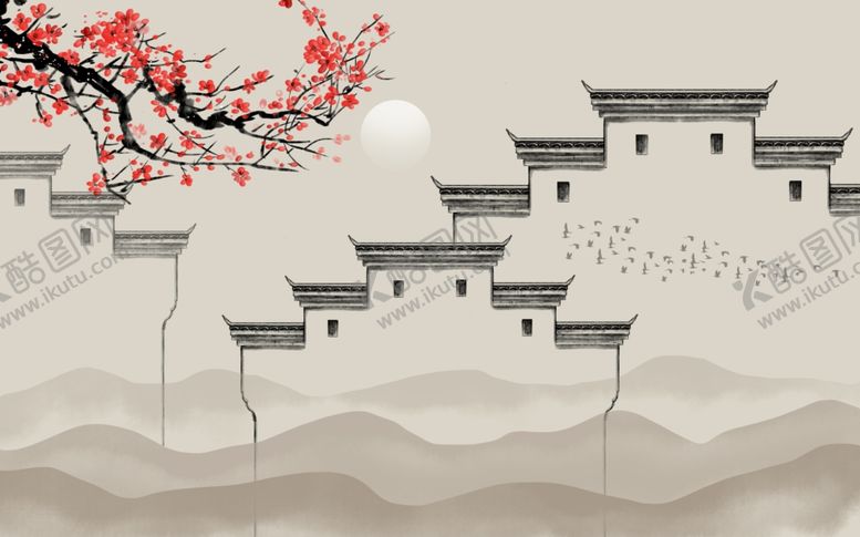 编号：58081506180433209951【酷图网】源文件下载-古风背景图片