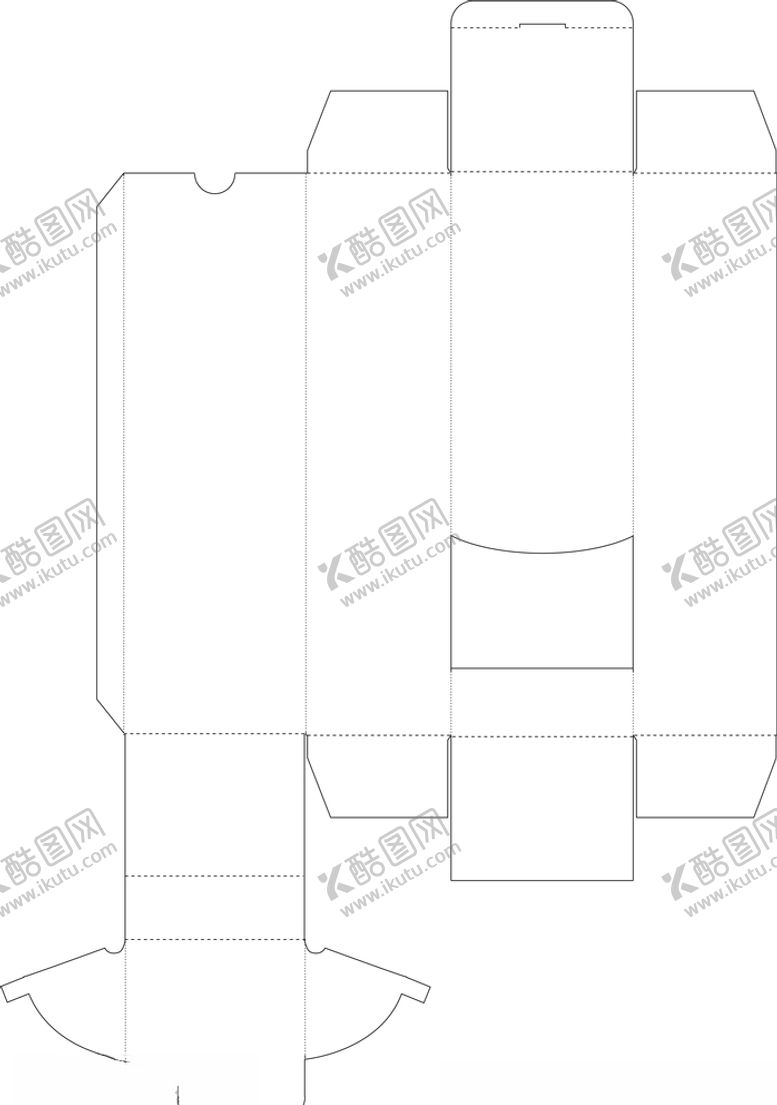编号：52585905131328521103【酷图网】源文件下载-盒子刀模图包装
