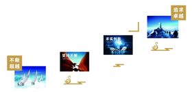 企业文化墙楼梯