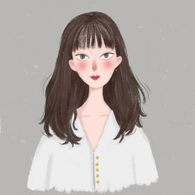 清新人物插画海报