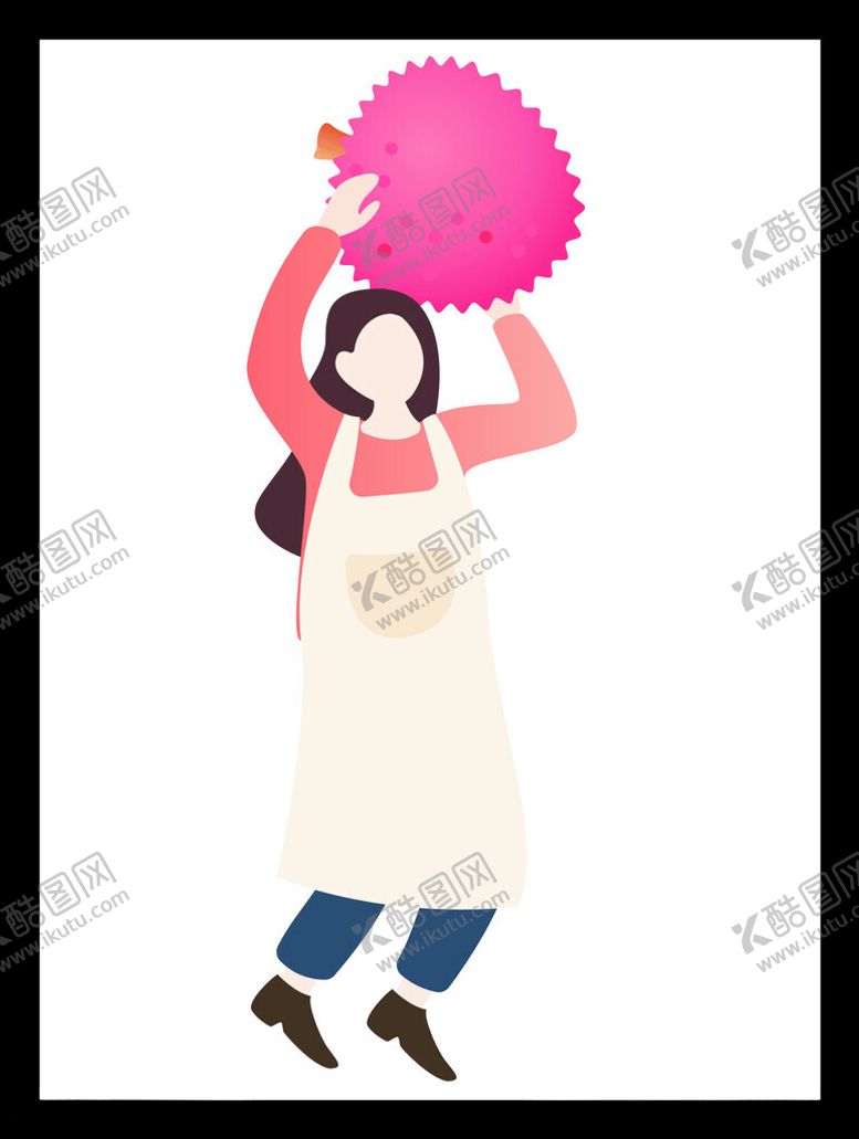 编号：95356101302102544850【酷图网】源文件下载-手绘卡通女孩