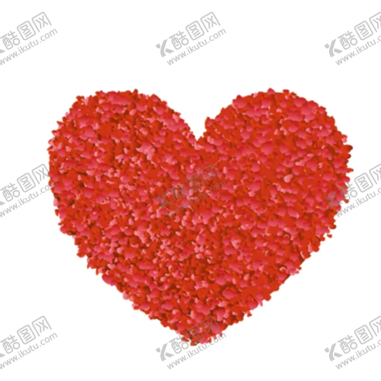 编号：35264006281413465115【酷图网】源文件下载-花瓣爱心