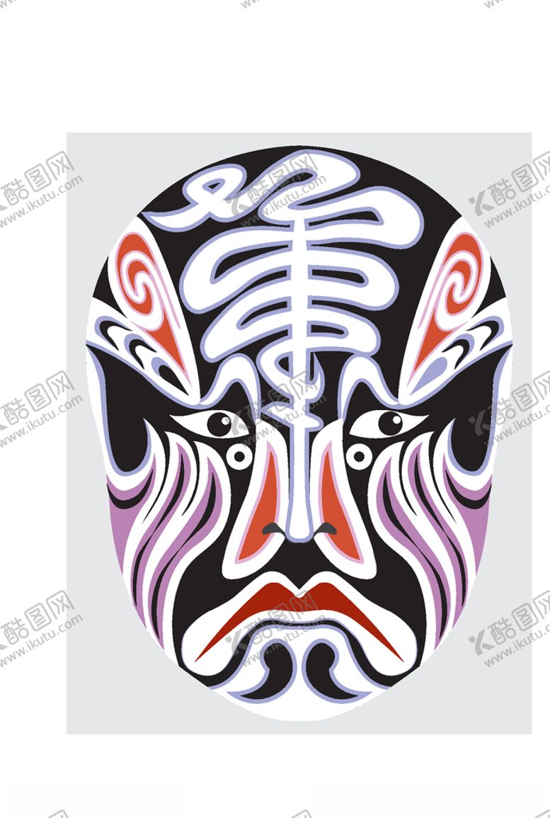 编号：53246410260859461591【酷图网】源文件下载-中国风传统京剧脸谱