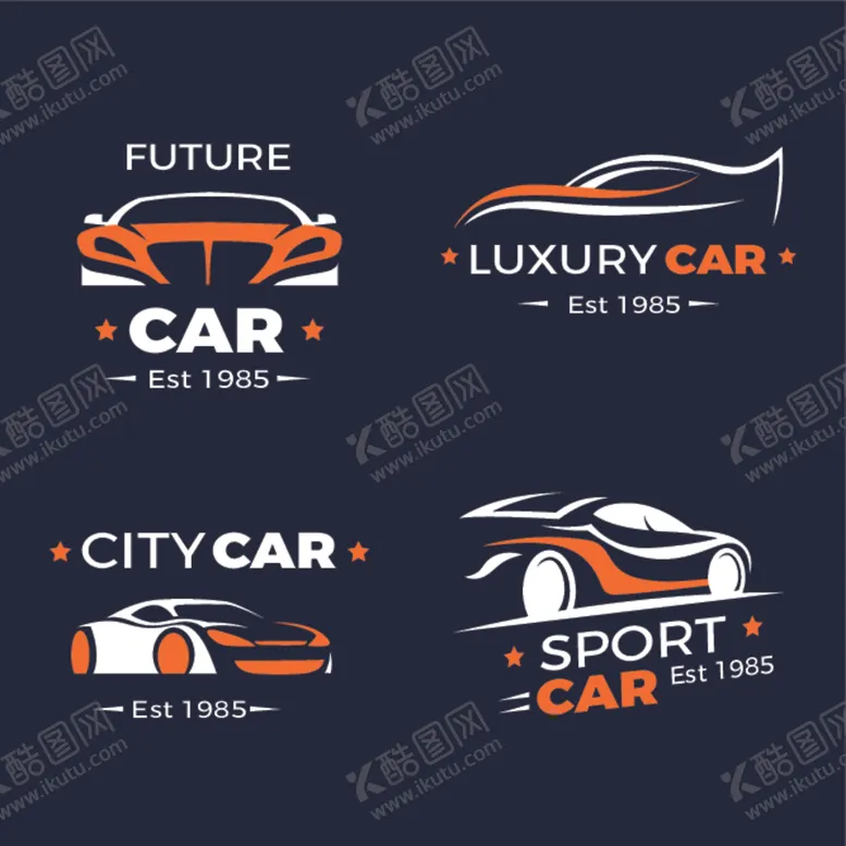 编号：85147303272007056672【酷图网】源文件下载-汽车小车矢量车车LOGO