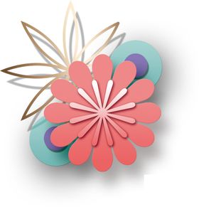 立体装饰花朵