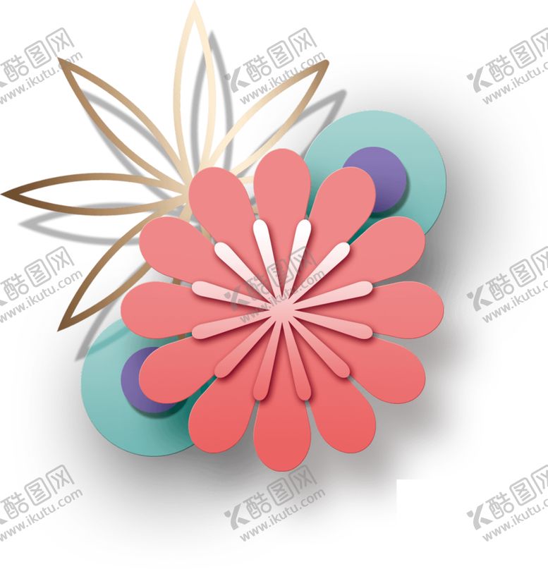 编号：59218407091816445235【酷图网】源文件下载-立体装饰花朵