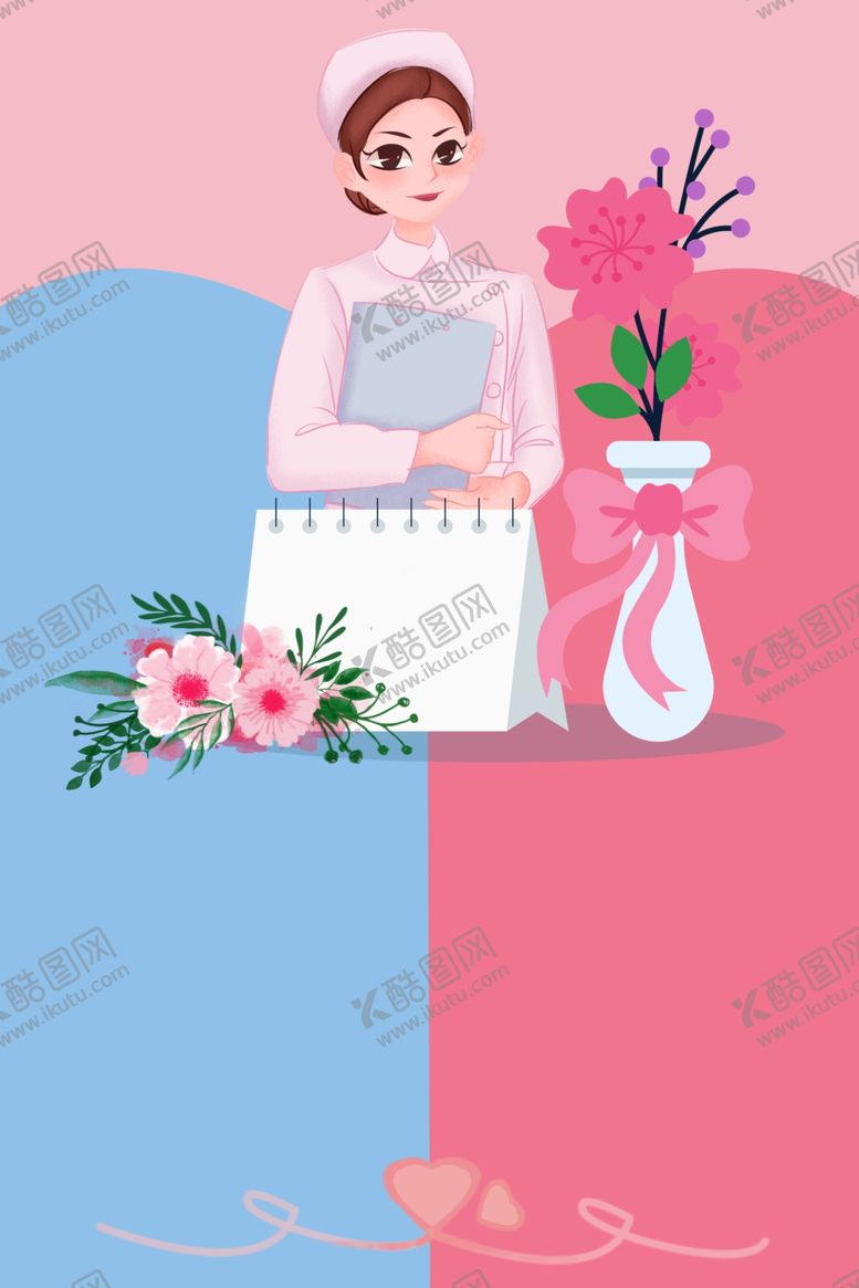 编号：55240307040246402500【酷图网】源文件下载-护士节背景
