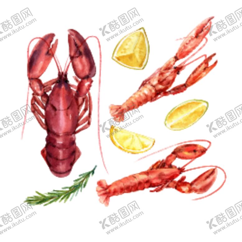 编号：61383312081631407382【酷图网】源文件下载-海鲜美食