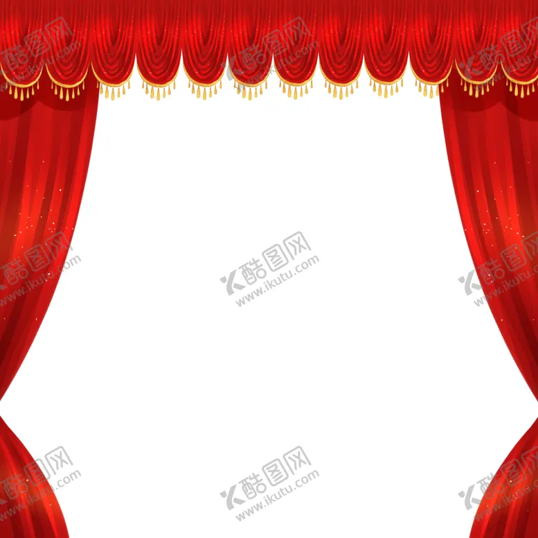 编号：82120909290257138542【酷图网】源文件下载-红色幕布飘动