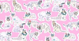 猫数码大牌矢量花复古花