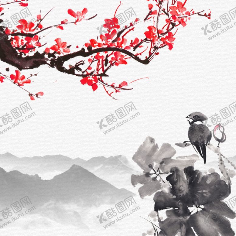 编号：01952709282304408346【酷图网】源文件下载-国风中式水墨画  