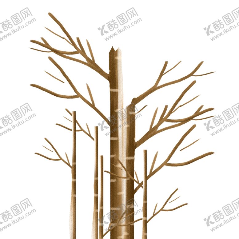 编号：26704605160020146267【酷图网】源文件下载-冬季森林元素