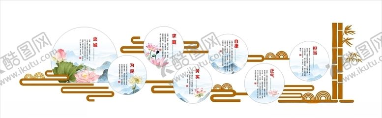 编号：43042104151024395607【酷图网】源文件下载-廉政文化墙
