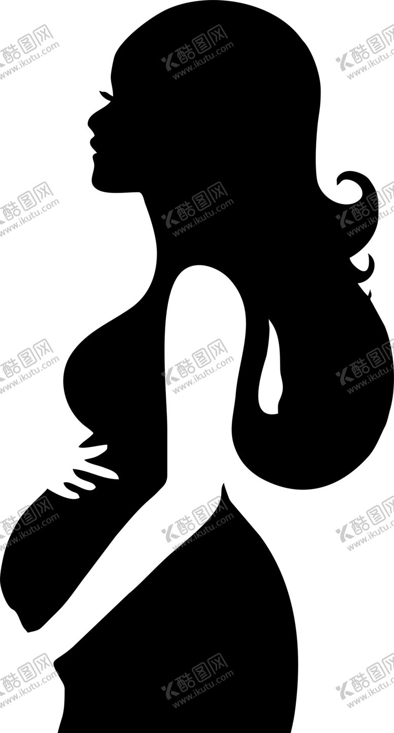 编号：63954909150925462937【酷图网】源文件下载-孕妇剪影