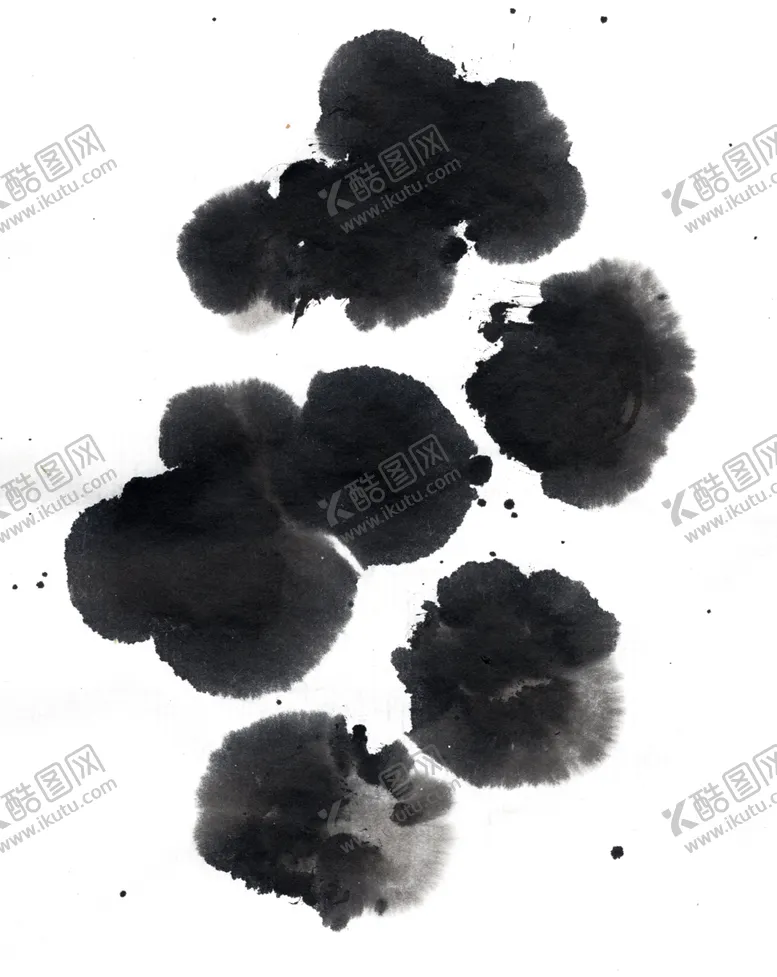 编号：91436503282341409041【酷图网】源文件下载-黑色点墨迹