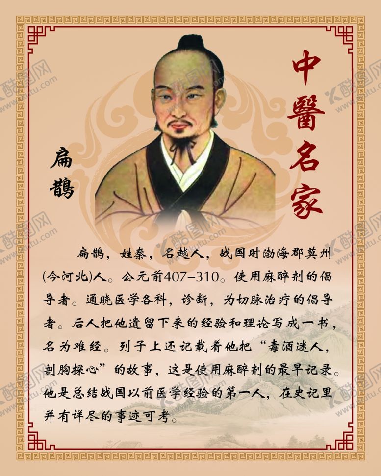 编号：14120807141739279244【酷图网】源文件下载-扁鹊