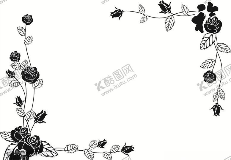 编号：73986210051742432118【酷图网】源文件下载-硅藻泥刻花花纹线条矢量