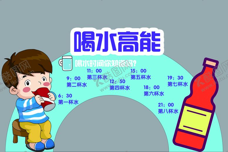 编号：98136409131059265896【酷图网】源文件下载-喝水高能补充店教牌