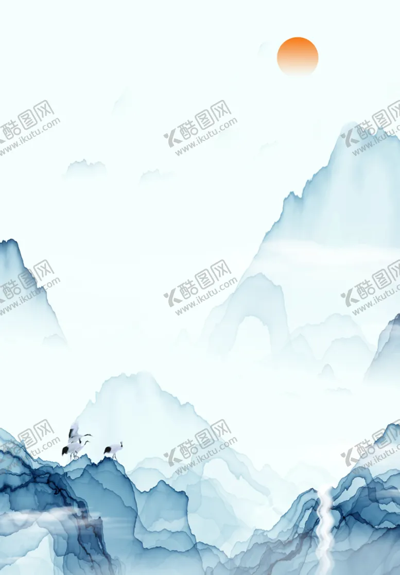 编号：62514010080926523109【酷图网】源文件下载-中国风水墨背景墙
