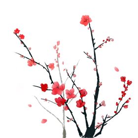 梅花树枝元素