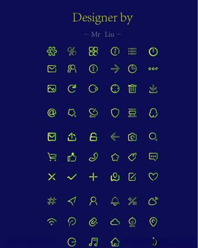 线性图标